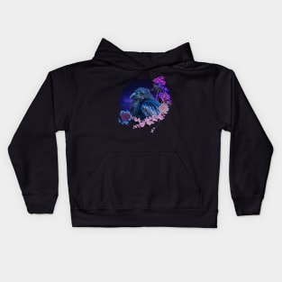 The Raven's Floral Galaxy Kids Hoodie